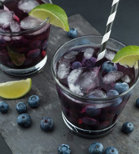 Simple Blueberry Lime Juice