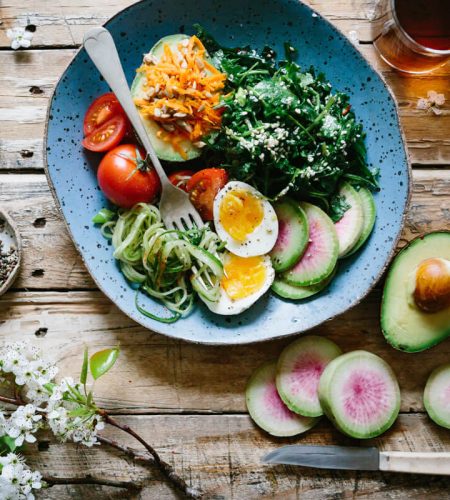 Avocado Cherry Tomatoes Egg Salad