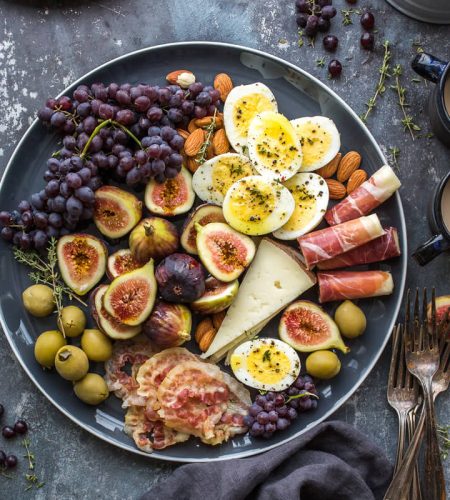 Healthy Plate Cheese & Fruits